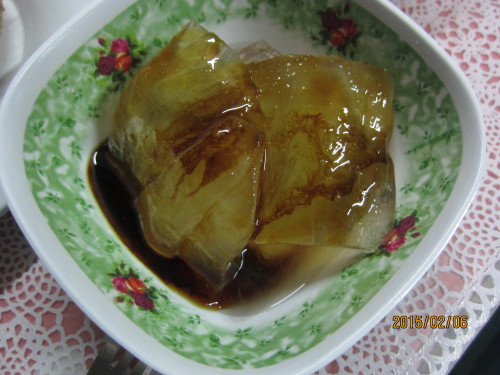 Áloe con miel y algarrobina