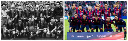 El Barcelona de los 60's y el Barcelona del 2015
