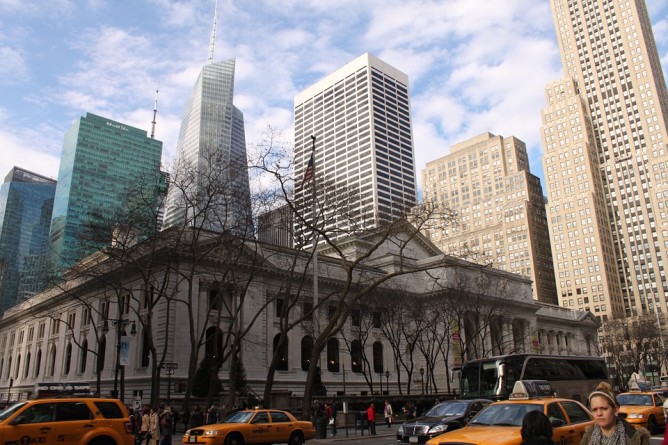 La Biblioteca Pública, Nueva York, Manhattan, Estados Unidos