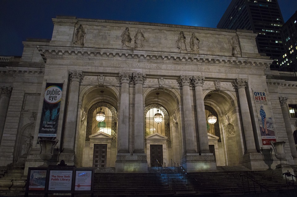 La Biblioteca Pública, Nueva York, Manhattan, Estados Unidos