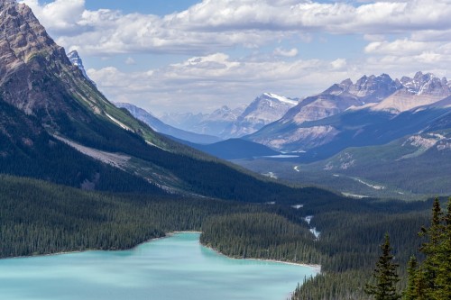 Mountañas, Lago, Naturaleza, Canadá