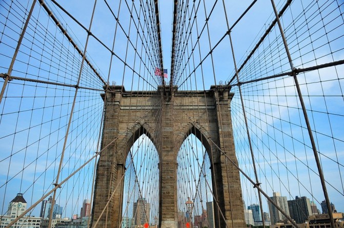 Puente de Brooklyn, Nueva York, Manhattan, Estados Unidos