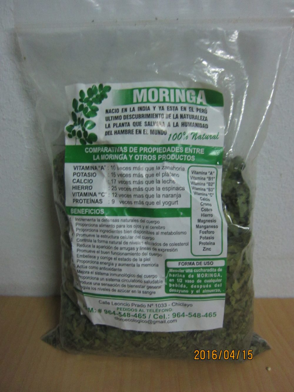 hermosa, moringa, súper, efecto