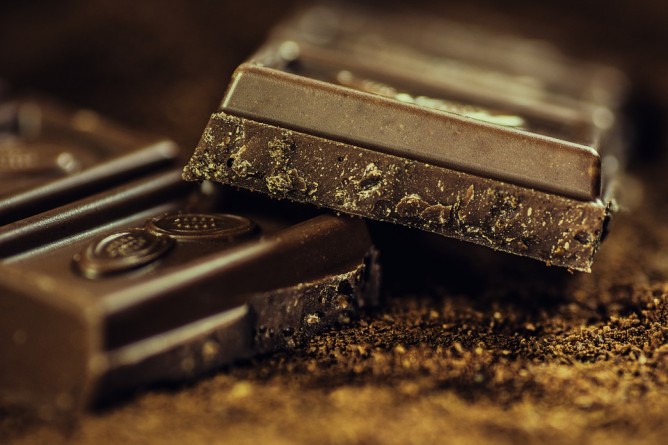 más del 70% del chocolate