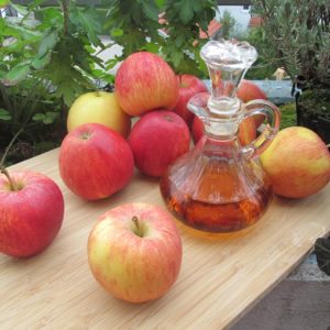 hermosa, efecto, dieta, el vinagre de manzana
