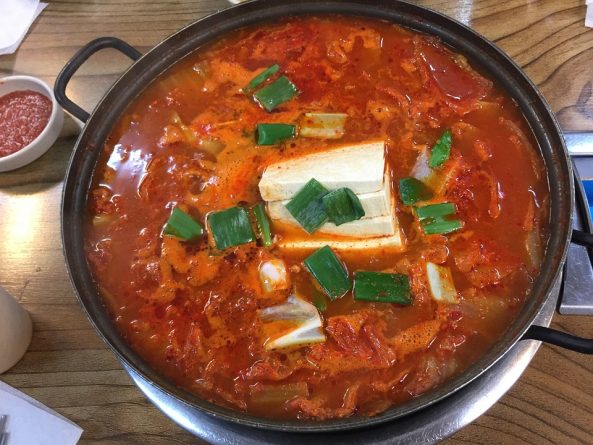 sopa de tofu