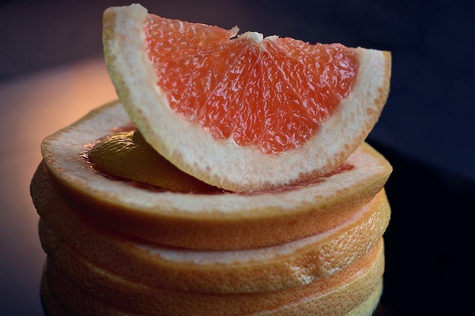toronja, pomelo, dieta, piel
