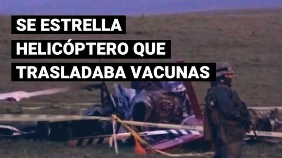 Uruguay: se estrella helicóptero que trasladaba vacunas contra el coronavirus