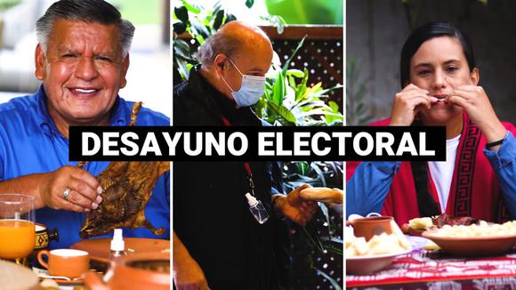 Así fueron los desayunos electorales de los candidatos a la presidencia del Perú