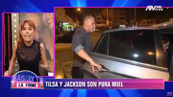 Magaly Medina se ríe de Tilsa Lozano tras imágenes junto a Jackson Mora. (Video: ATV)