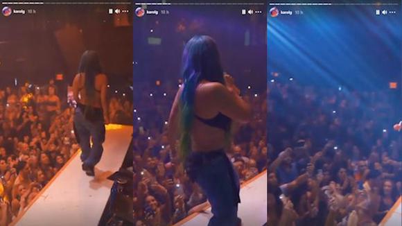 ¡LLeno total! Karol G realizó concierto en Miami y asistentes se aglomeraron sin mascarilla