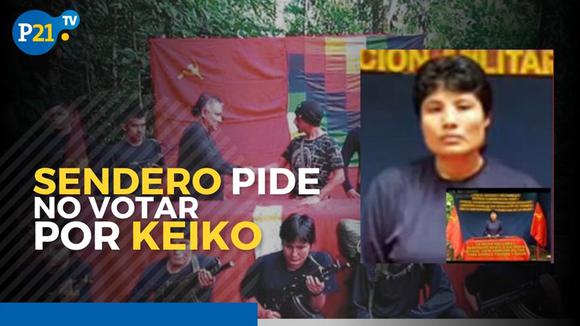 Sendero Luminoso invoca a no votar por Keiko Fujimori