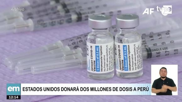 Coronavirus: Estados Unidos donará dos millones de vacunas Pfizer al Perú