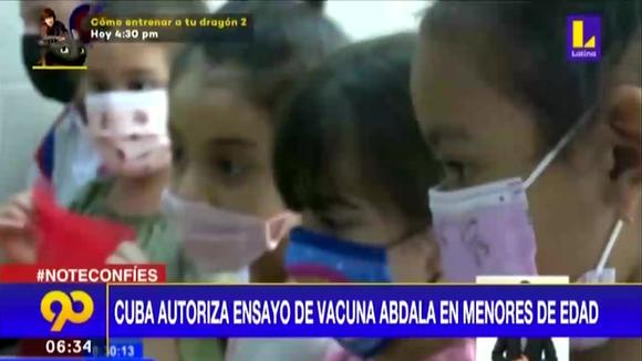 Coronavirus en Cuba: Autorizan ensayo de vacuna Adbala en menores de edad