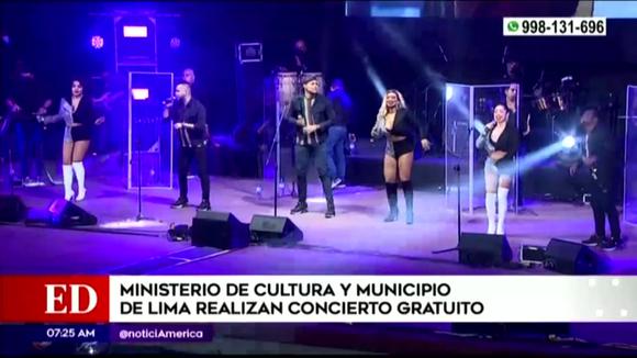 Ministerio de Cultura realizó concierto presencial gratuito por la reactivación de la música