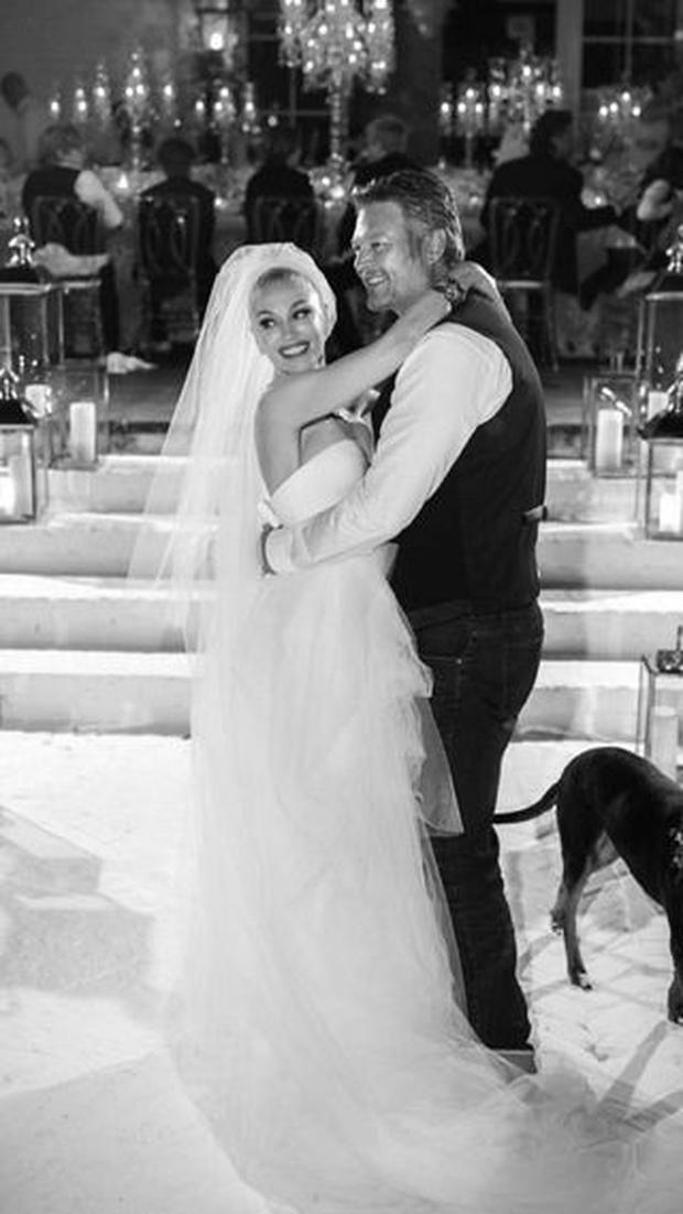 Gwen Stefani el día de su boda. (Foto: @gwenstefani). 