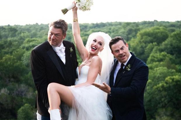 Gwen Stefani junto a su esposo Blake Shelton. (Foto: @blakeshelton). 
